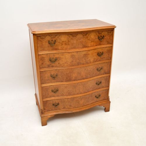 Antique Georgian Style Walnut Chest of Drawers
