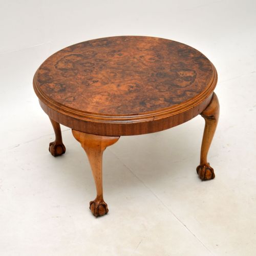 fig 1. Antique Burr Walnut Coffee Table
