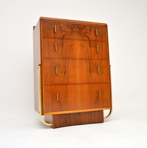 1930’S Art Deco Walnut Chest of Drawers

