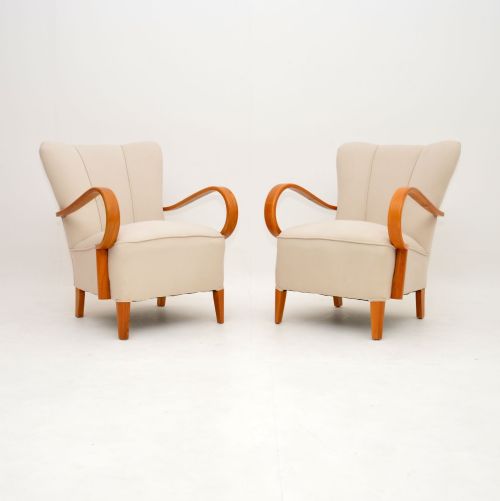 1920’S Pair of Art Deco Armchairs
