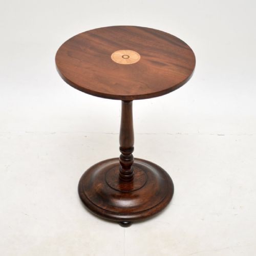 Antique Inlaid Mahogany Wine Table
