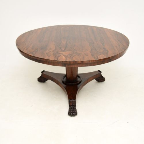 Antique William IV Rosewood Tilt Top Dining Table
