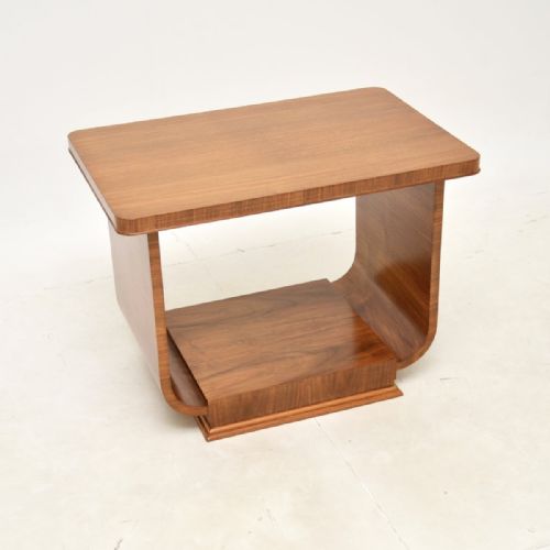 Art Deco Walnut Occasional Side / Coffee Table
