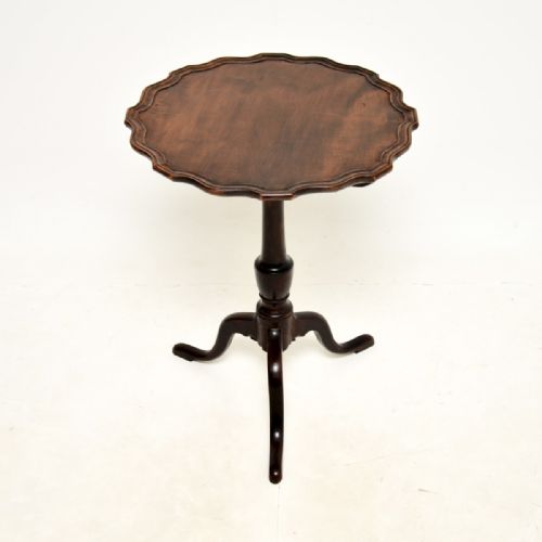 Antique Georgian Mahogany Tilt Top Occasional Table
