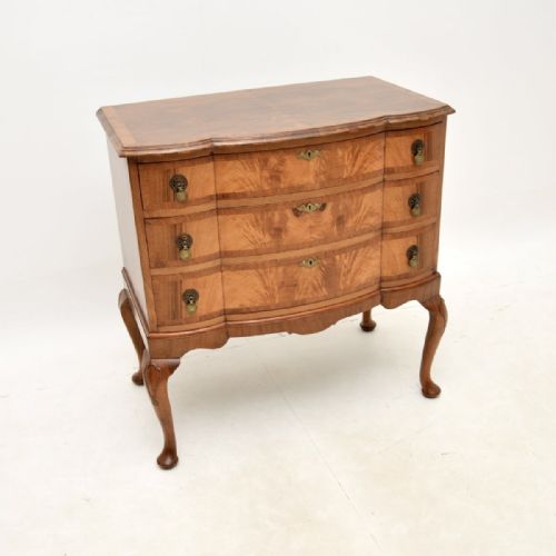 Antique Figured Walnut Chest of Drawers
