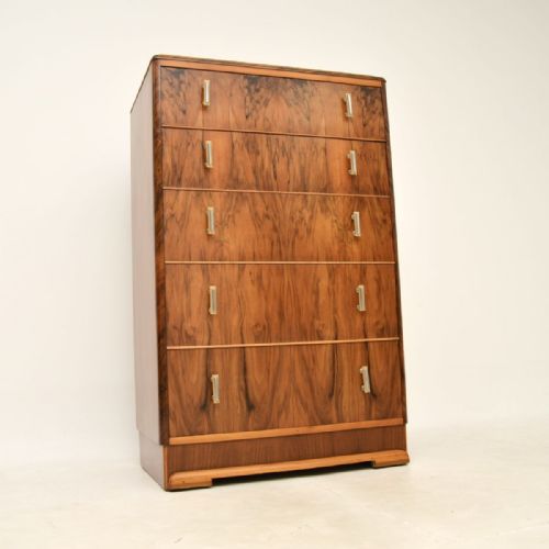 Art Deco Burr Walnut Chest of Drawers
