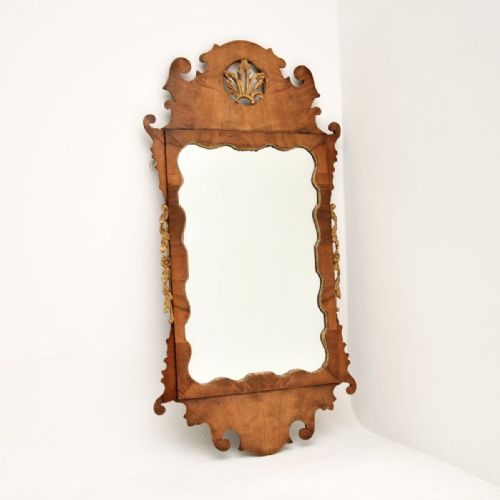 fig 1. Antique George II Period Walnut Mirror