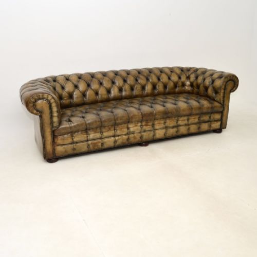 Antique Leather Chesterfield Sofa
