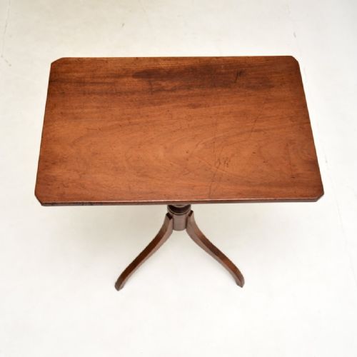 fig 1. Antique Regency Period Mahogany Side Table
