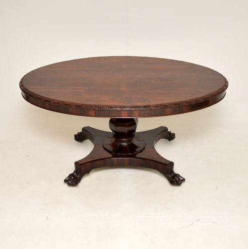 Antique William IV Period Rosewood Dining Table
