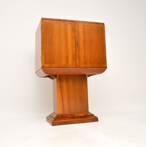Art Deco Drinks Cabinet in Walnut
