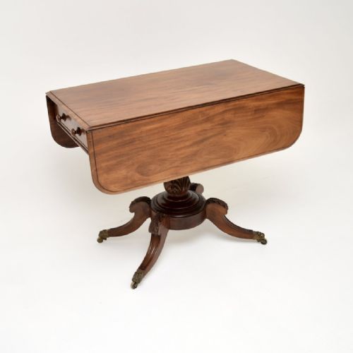 Antique Regency Mahogany Drop Leaf Table
