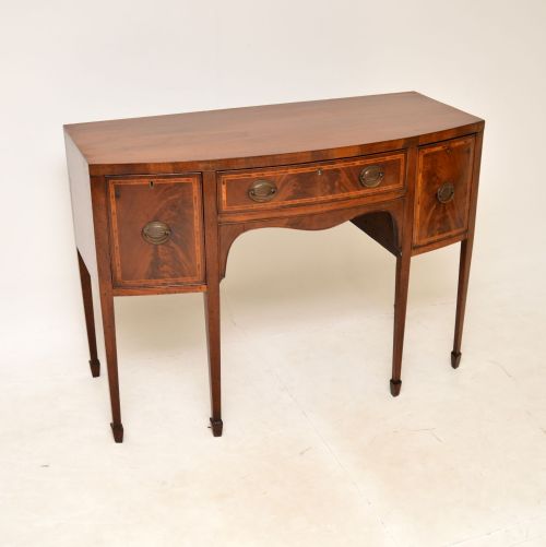 Antique Georgian Period Inlaid Mahogany Sideboard
