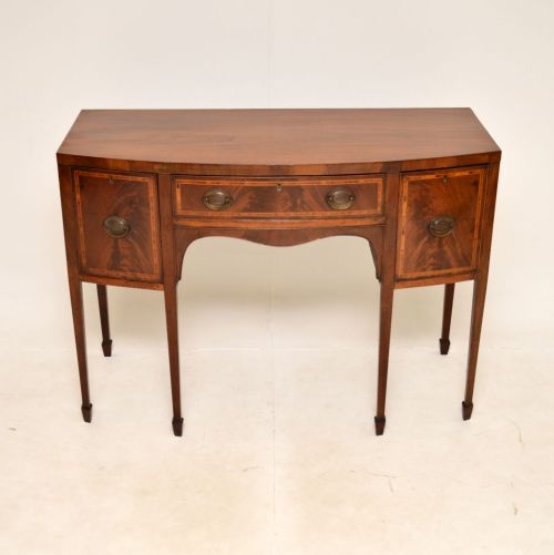 fig 1. Antique Georgian Period Inlaid Mahogany Sideboard

