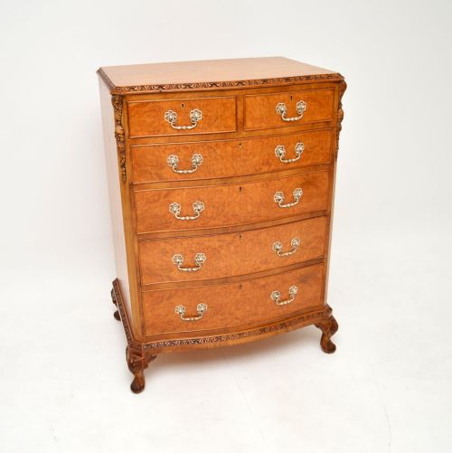 Antique Burr Walnut Chest of Drawers

