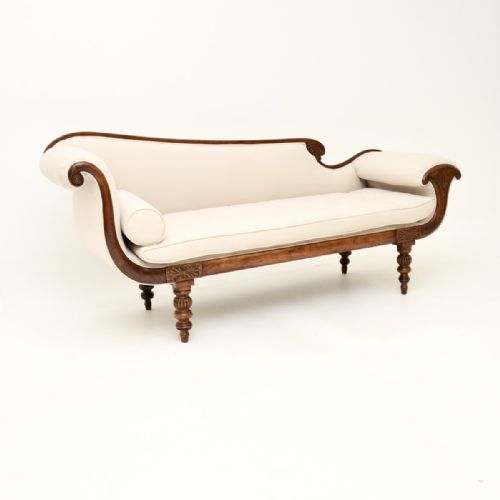 Antique Regency Period Chaise Longue
