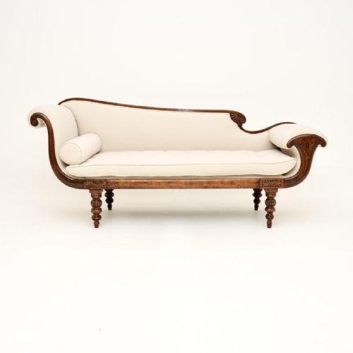 fig 1. Antique Regency Period Chaise Longue