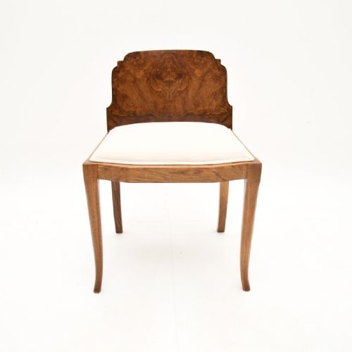 fig 1. Art Deco Burr Walnut Stool