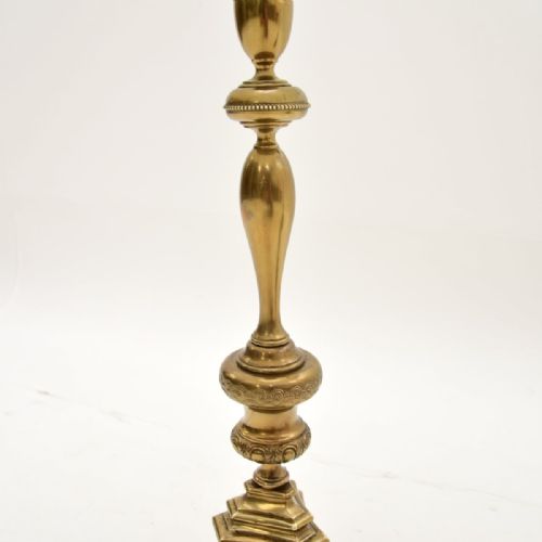 fig 1. Pair of Antique Brass Table Lamps