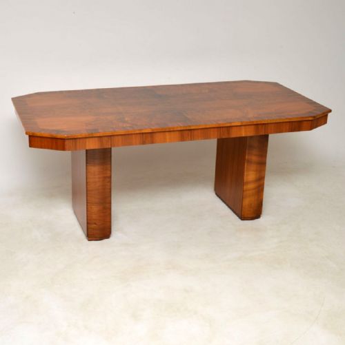 fig 2. Art Deco Walnut Dining Table and Six Chairs