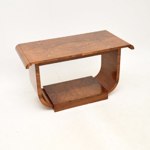 Art Deco Walnut Coffee Table

