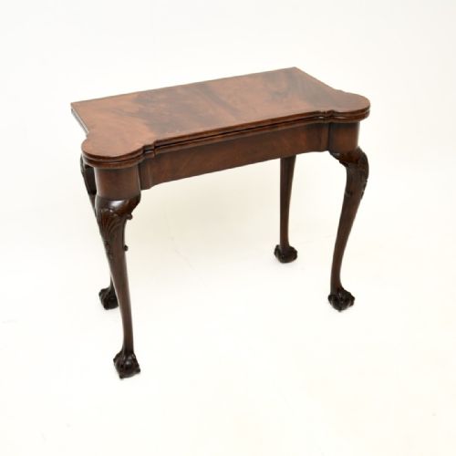 Antique Mahogany Card / Console Table