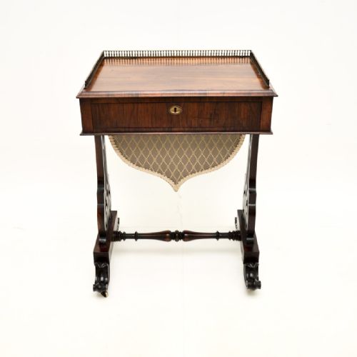 fig 1. Antique Victorian Rosewood Side Table
