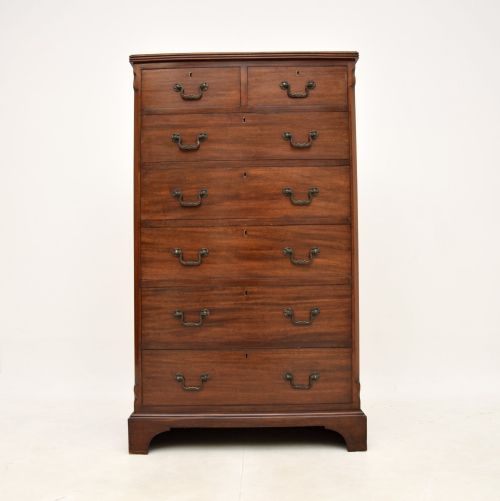 fig 1. Antique Mahogany Chest of Drawers