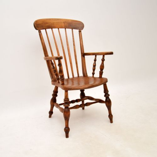 Antique Victorian Windsor Armchair
