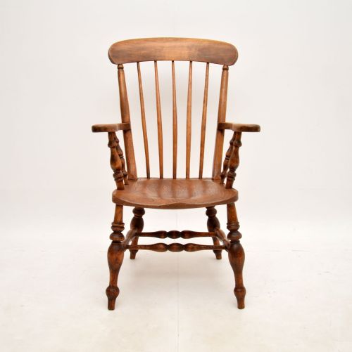 fig 1. Antique Victorian Windsor Armchair