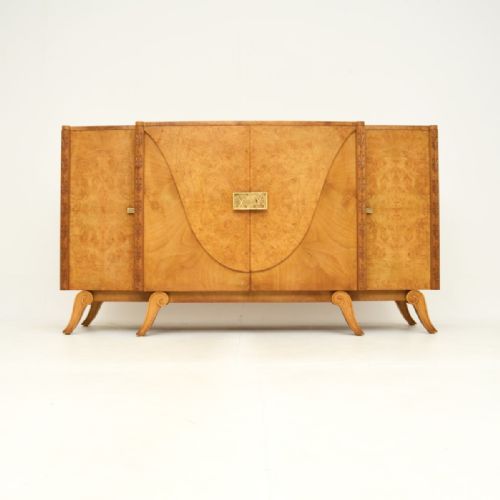 Art Deco Burr Walnut Sideboard by Hille
