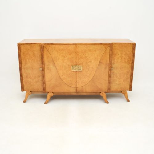fig 1. Art Deco Burr Walnut Sideboard by Hille