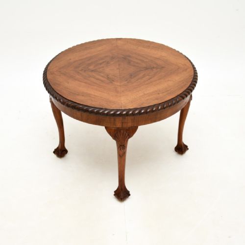 Antique Figured Walnut Coffee Table
