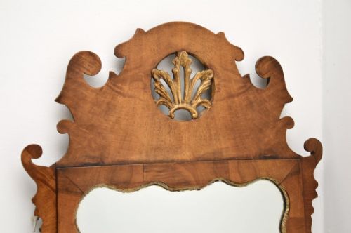 fig 1. Antique George II Period Walnut Mirror