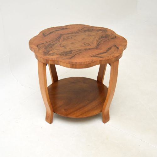 Art Deco Figured Walnut Occasional / Coffee Table

