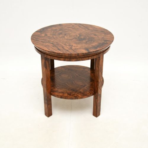 Art Deco Walnut Occasional Side / Coffee Table
