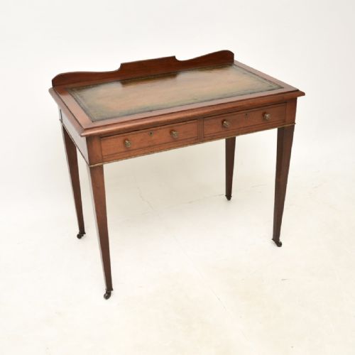 Antique Edwardian Mahogany Writing Table
