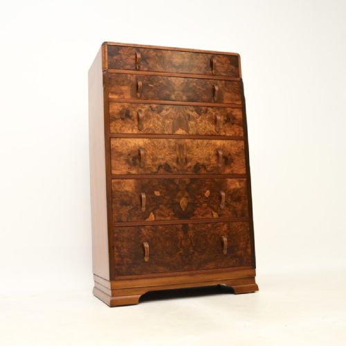 Art Deco Burr Walnut Chest of Drawers
