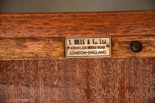 ART DECO BURR WALNUT DINING TABLE AND CHAIRS BY HILLE - ADDITIONAL PHOTO 14