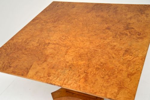 fig 1. Antique Swedish Biedermeier Birch & Ebony Coffee / Occasional Table