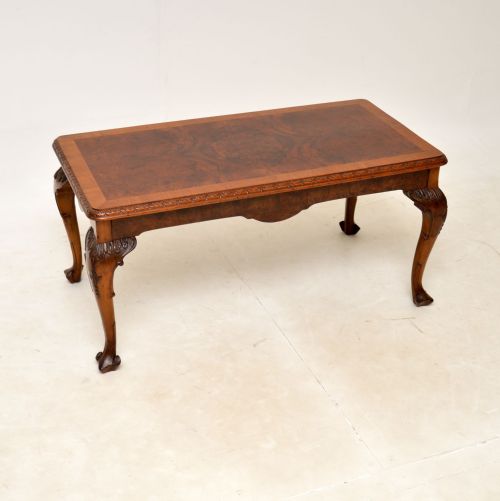 Antique Burr Walnut Coffee Table
