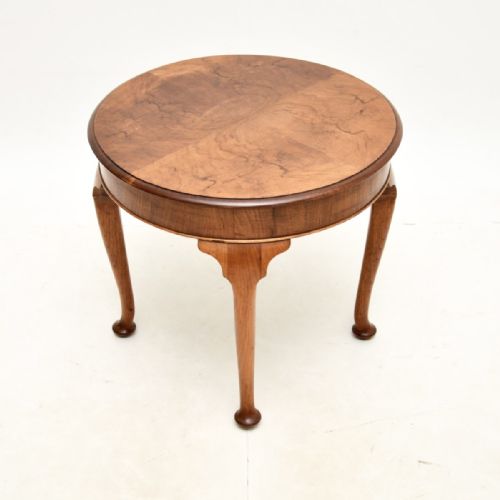 Antique Figured Walnut Occasional Side / Coffee Table
