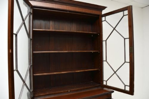 fig 1. Antique Edwardian Mahogany Bookcase