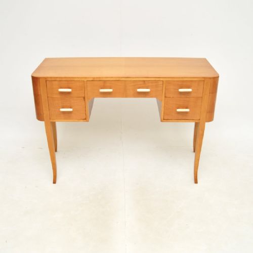 fig 1. Swedish Art Deco Desk in Satin Birch