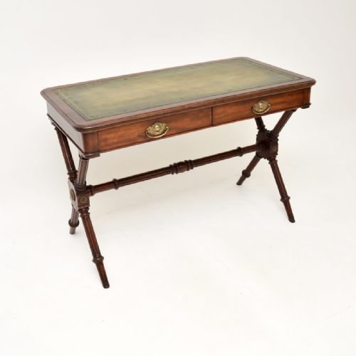 Antique Regency Period Mahogany Writing Desk
