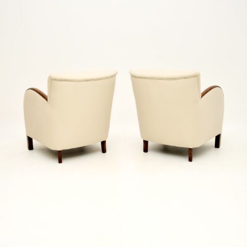 fig 1. Pair of Art Deco Armchairs in Birch
