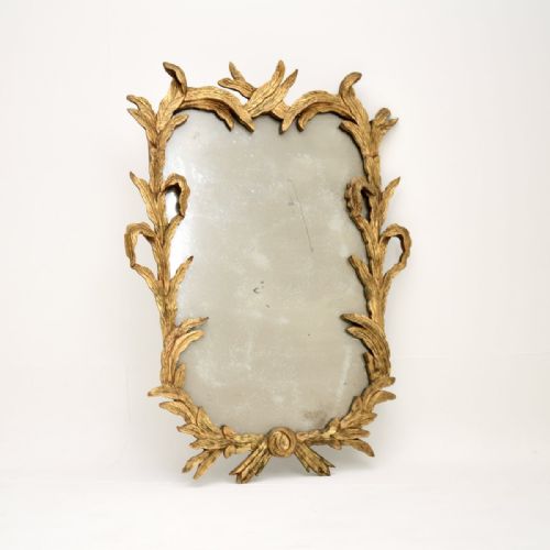 Antique French Giltwood Mirror
