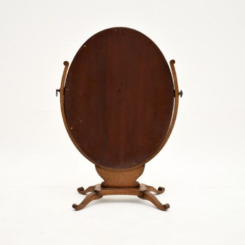 fig 1. Antique Georgian Period Mahogany Vanity Mirror
