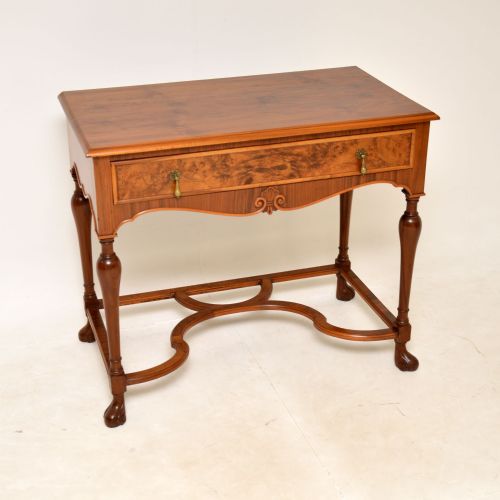ANTIQUE WALNUT CONSOLE SIDE TABLE