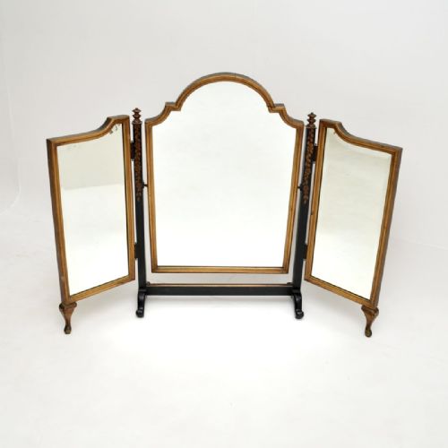 fig 1. Antique Lacquered Chinoiserie Dressing Table